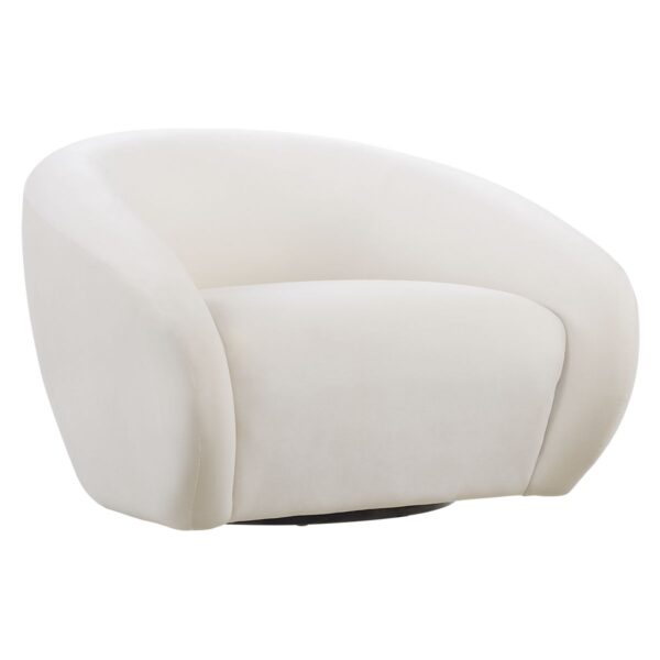 Cream DeSoto Swivel Chair