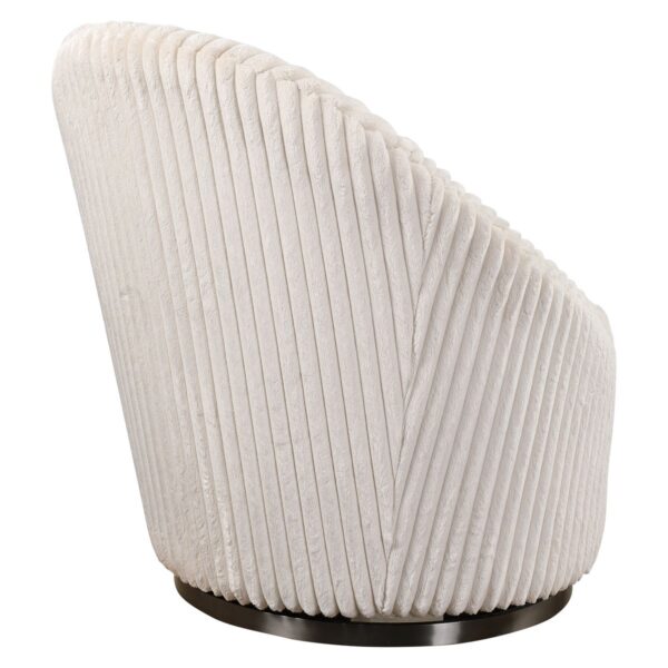 Ivory Crue Swivel Chair