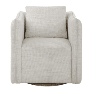White Corben Swivel Chair