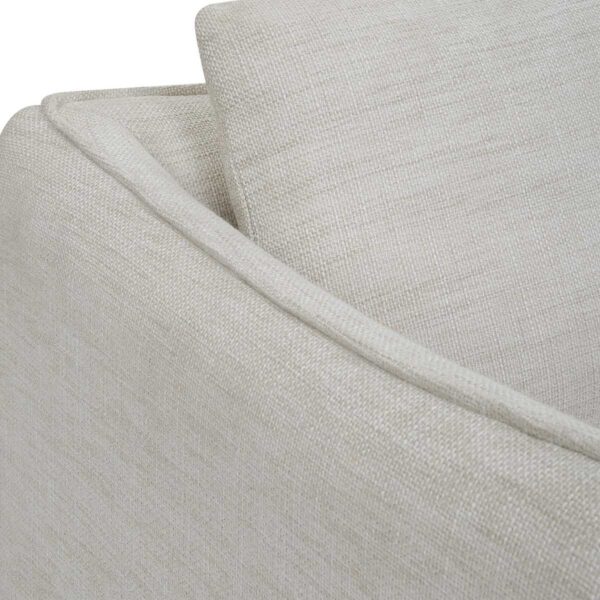 White Corben Swivel Chair
