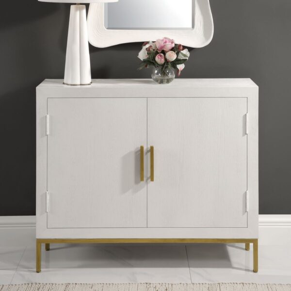 White Front Range Two Door Cabinet