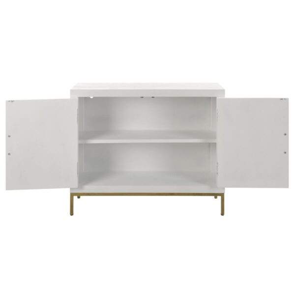 White Front Range Two Door Cabinet