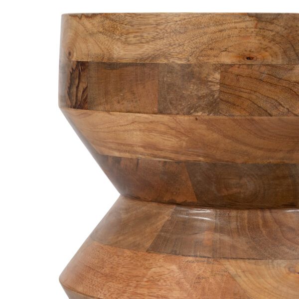 Wood Accordion Accent Table