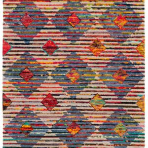 Beige and Blue Nantucket Area Rug