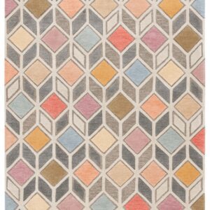 Multicolor Isometric Rodeo Drive Rug