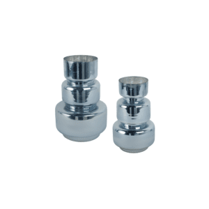 Stacked Cylinder Glass Vase