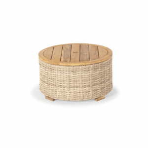 Beige Anguilla Wicker Coffee Table