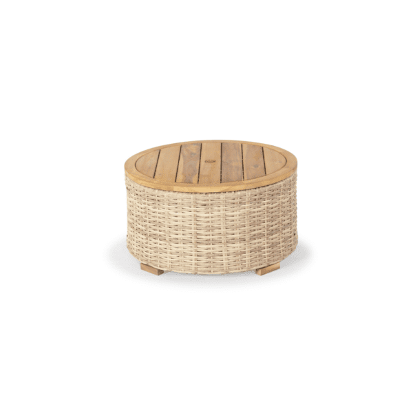 Beige Anguilla Wicker Coffee Table