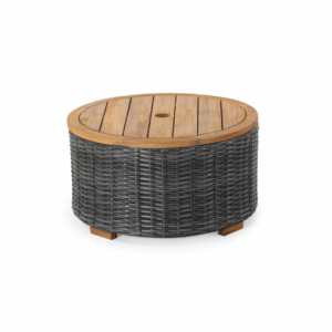 Black Anguilla Wicker Coffee Table