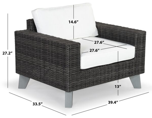 Black Margarita Patio Chair