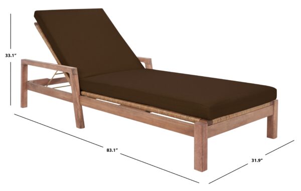 Dark Brown Donnamaria Sun Lounger
