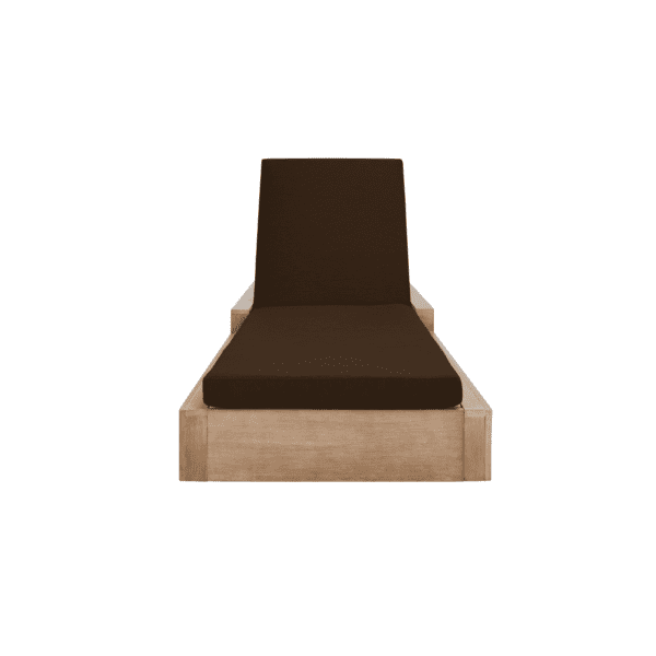 Dark Brown Lanai Chaise Lounge Chair