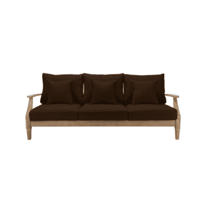 Dark Brown Martinique Patio Sofa