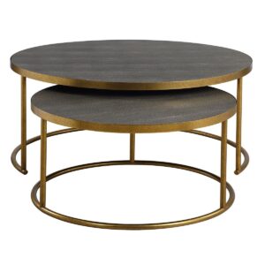 Gray Aragon Nesting Coffee Tables