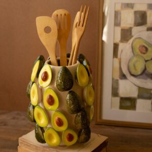 Ceramic Avocado Vase